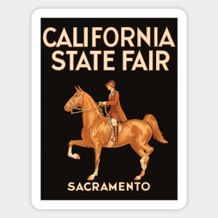 California Sacramento Vintage Poster 1933 Sticker